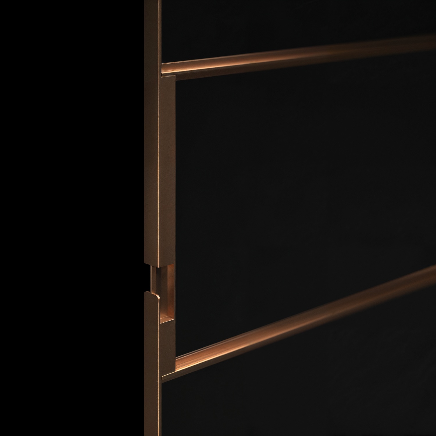 G6 recessed handle for sliding steel glazed doors