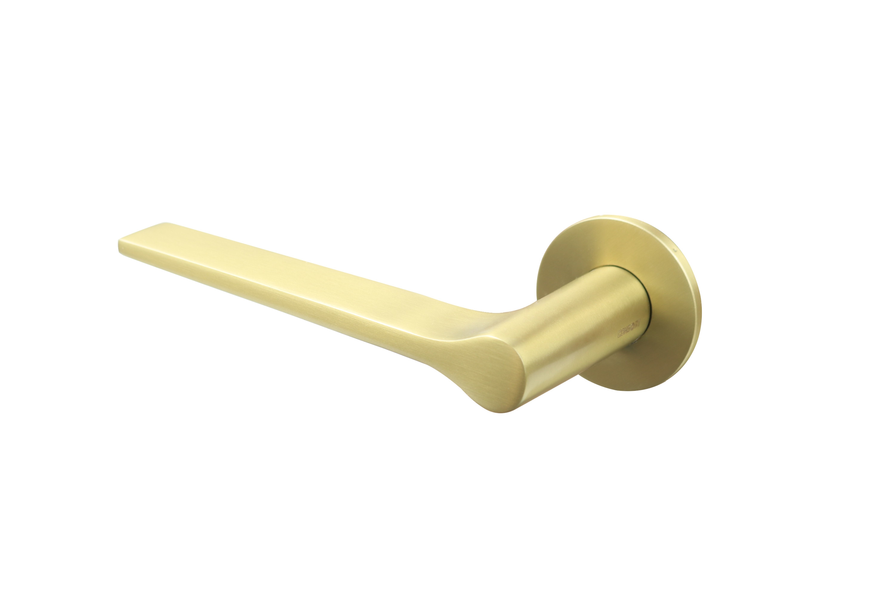 Courtfield polished brass PVD finish lever handle