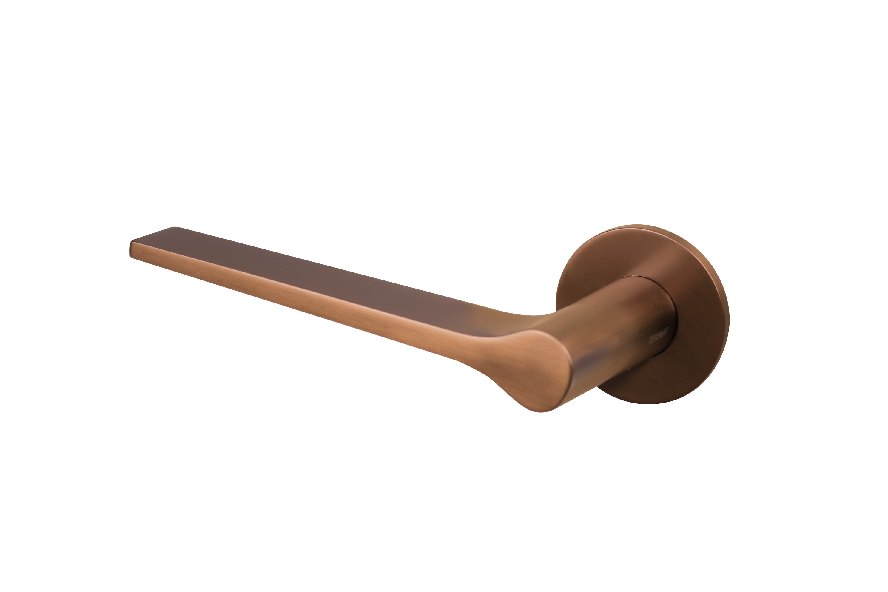 Courtfield mid bronze PVD finish lever handle