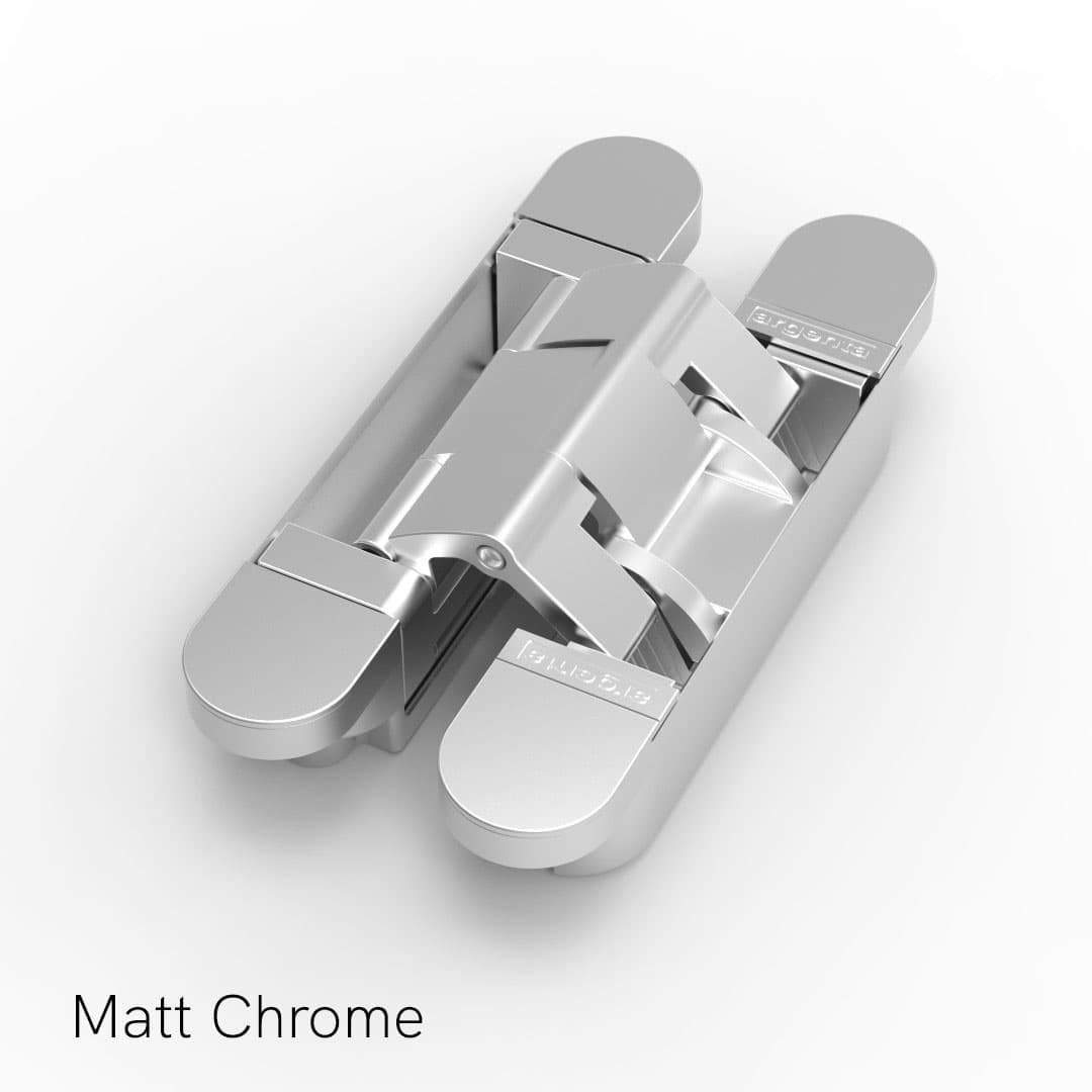 Matt Chrome invisible hinge for flush jib doors