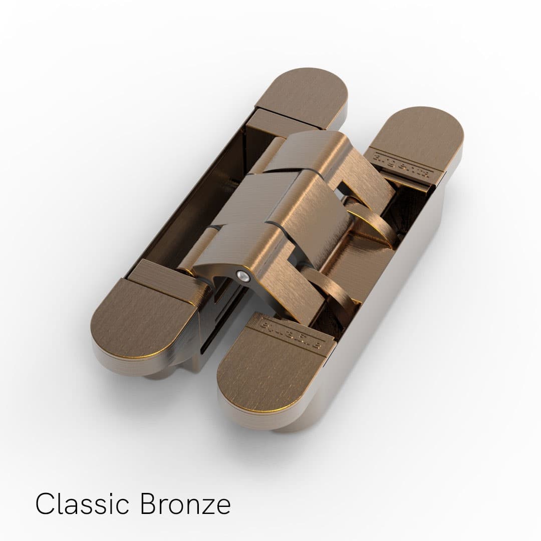 Classic Bronze invisible hinge for flush jib doors
