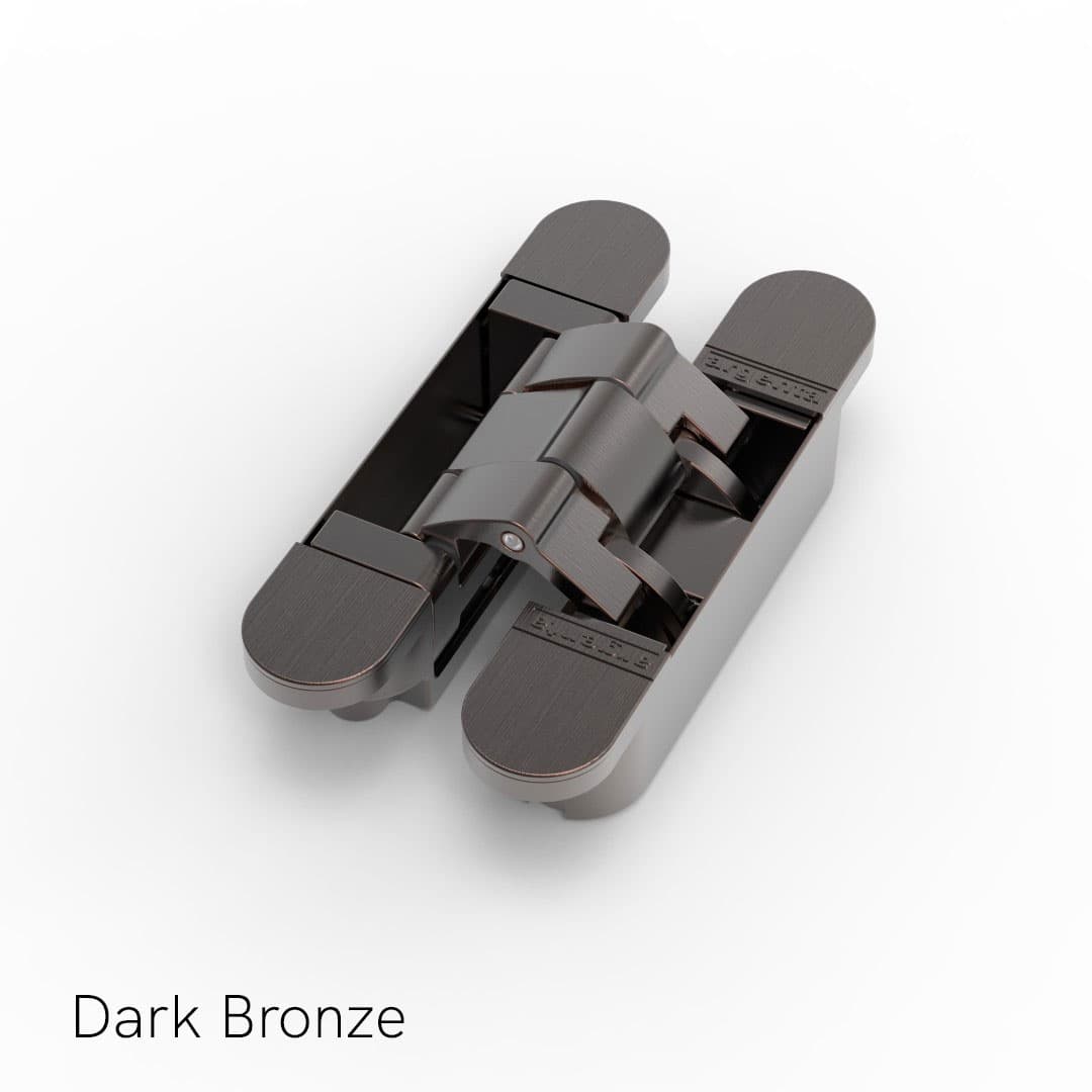 M6 concealed 3D hinge for a flush jib door Dark Bronze