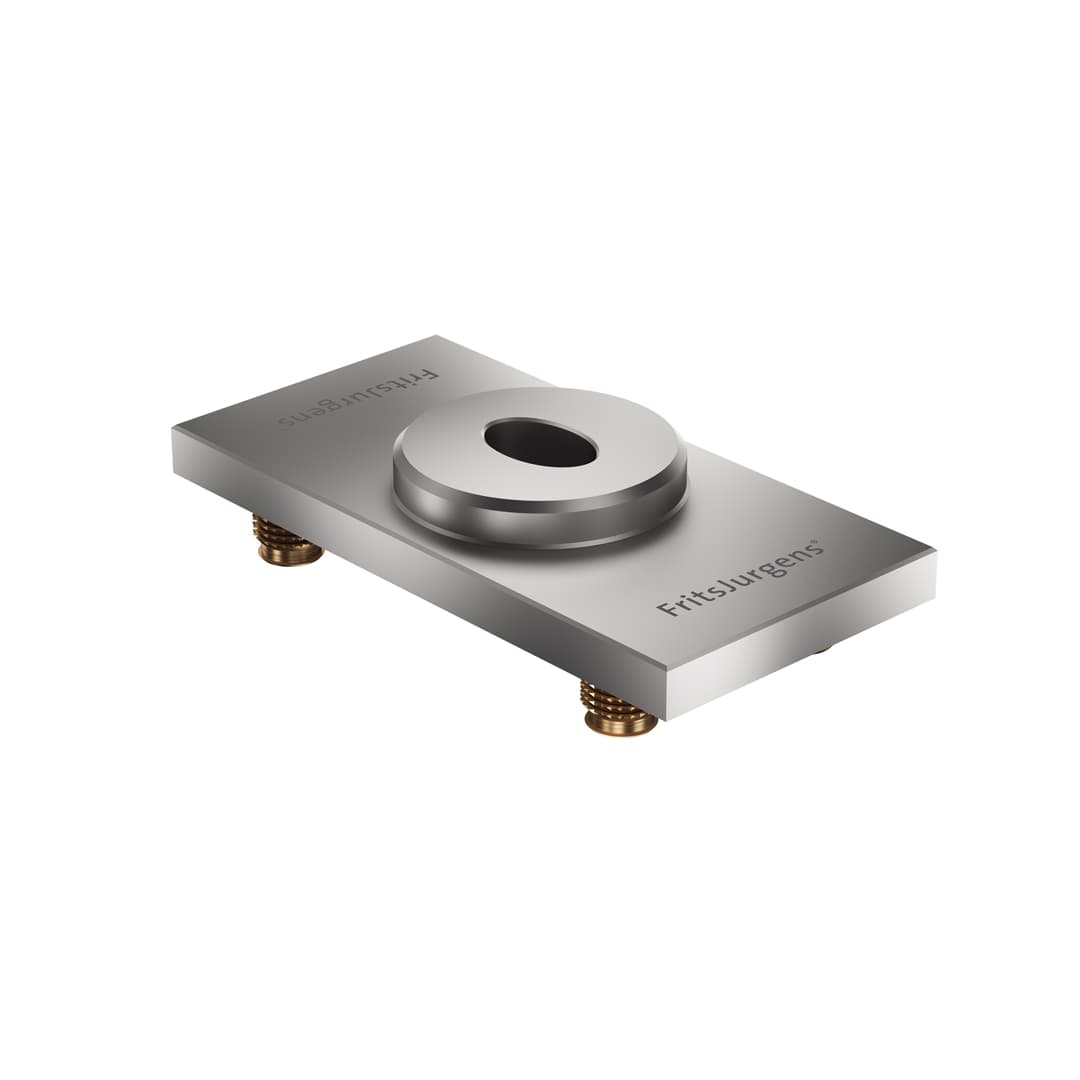 Square Flush Floor plate for FritsJurgens pivot hinge