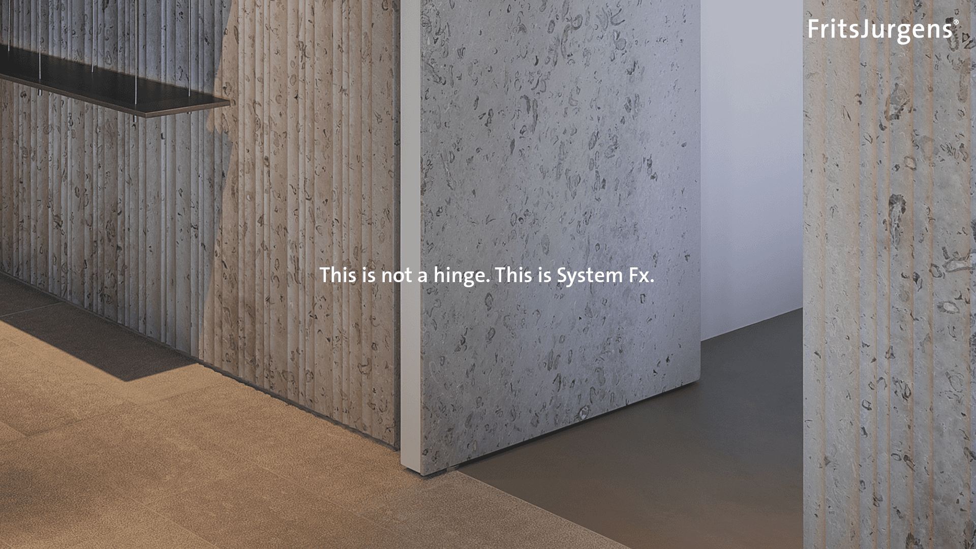 System Fx - FritsJurgens' newest pivot door solution